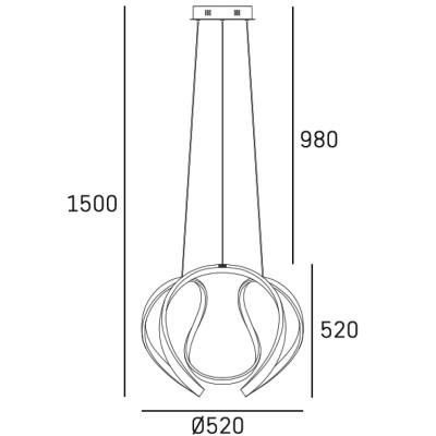 TOKYO lampa wisząca LED Cosmo light